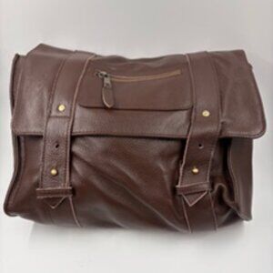 Vere Verto Brown Leather Backpack Bag New